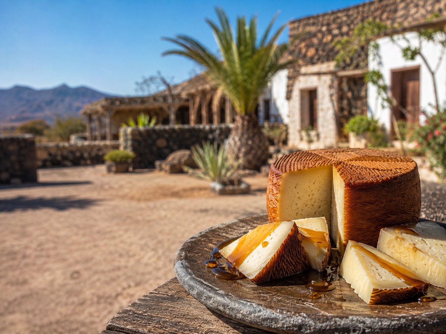 Geräucherter Ziegenkäse Queso Majorero von Fuerteventura